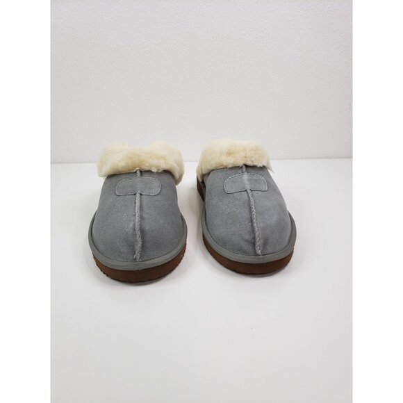AZ Essentials Women's Fluffy Slipper Mules‎ in Gray - Size 7 - Picture 2 of 9
